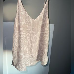 Wilfred nude color and patterned flowy cami tank
